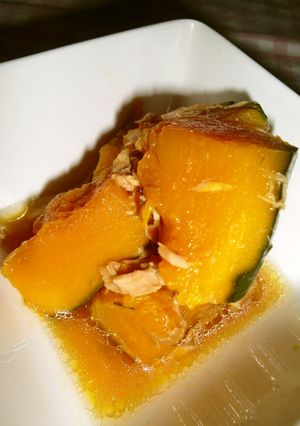 ツナ入り★かぼちゃの煮物-レシピのメイン写真