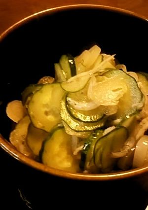 ◆5分副菜 きゅうり&らっきょの酢の物◆-レシピのメイン写真
