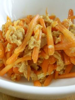 ちゃちゃっと作れる人参しりしり-レシピのメイン写真