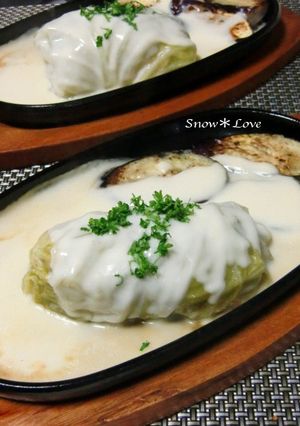 ハインツで☆鉄板クリームロールキャベツ-レシピのメイン写真