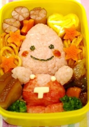 ノッポン弟のキャラ弁当（東京タワーキャラ-レシピのメイン写真