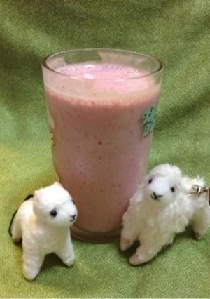 贅沢いちごみるくドリンク-レシピのメイン写真