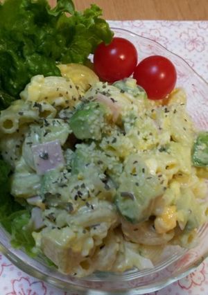 アボカドのタルタル☆マカロニサラダ♪-レシピのメイン写真