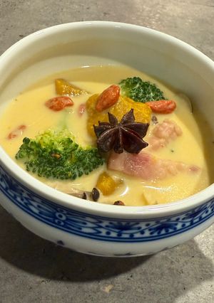 からだに優しい薬膳豆乳スープ-レシピのメイン写真