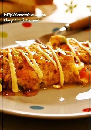 アボカドとトマトのチーズオムレツ-レシピのメイン写真