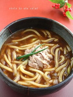 ツナ缶でカレー南蛮うどん-レシピのメイン写真