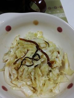混ぜるだけ☆キャベツと塩昆布サラダ-レシピのメイン写真