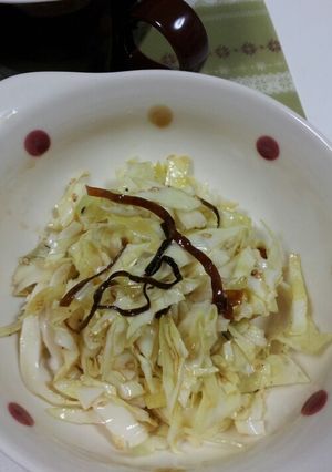混ぜるだけ☆キャベツと塩昆布サラダ-レシピのメイン写真