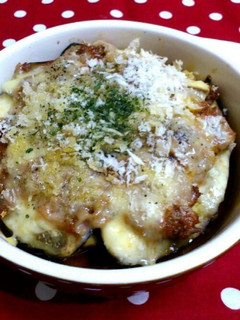 茄子とミートソースのミルフィーユ焼き-レシピのメイン写真