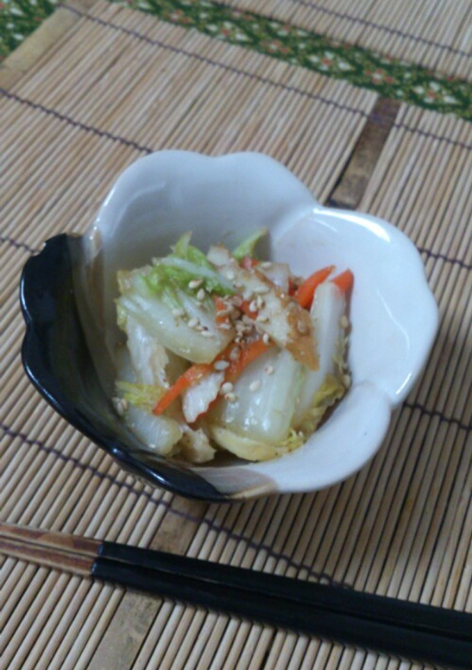 白菜とちくわのごま和え-レシピのメイン写真
