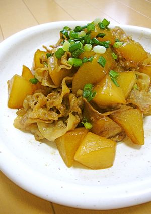 ご飯が進む！豚バラ肉と大根☆簡単♪照り煮-レシピのメイン写真