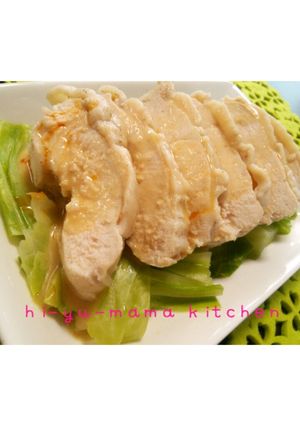 鶏むね肉で♪しっとり蒸し鶏＊基本＊-レシピのメイン写真