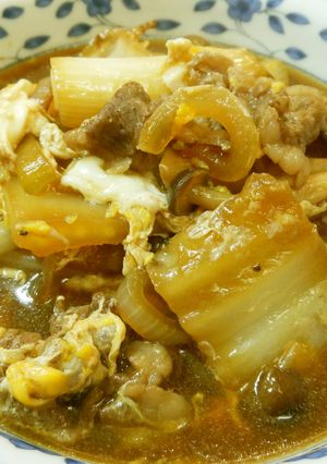 牛肉と野菜の簡単玉子とじ-レシピのメイン写真