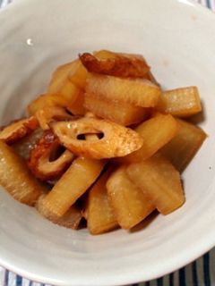 大根とちくわの炒め煮-レシピのメイン写真