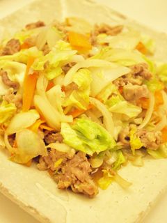 塩麹で柔らか☆豚バラ野菜炒め-レシピのメイン写真