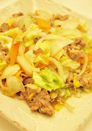 塩麹で柔らか☆豚バラ野菜炒め-レシピのメイン写真