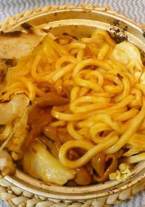 パパのこてっちゃん焼きうどん②-レシピのメイン写真