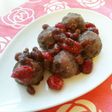 小豆と蓮根のレンチンおはぎ♪フルーツあん