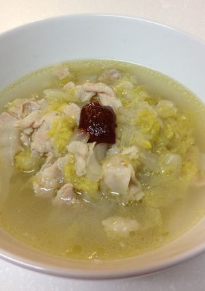 昆布茶で白菜たっぷりスープ-レシピのメイン写真
