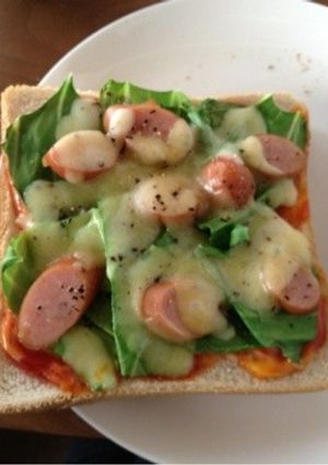 朝食に☆簡単おいしいピザトースト-レシピのメイン写真