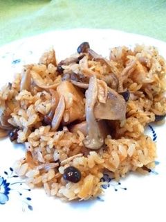 里芋とキノコの味噌おこわ-レシピのメイン写真