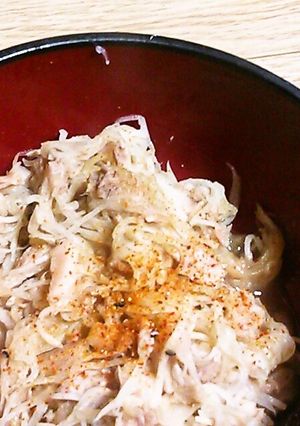 さっぱり大人の箸休め。大根ツナ生姜炒め-レシピのメイン写真
