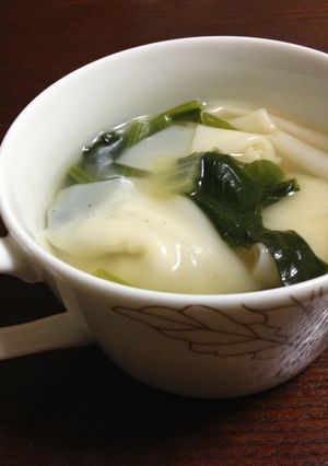 余った餃子の皮でワンタンスープ-レシピのメイン写真
