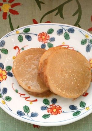 大根でピリカラはさみ焼き-レシピのメイン写真
