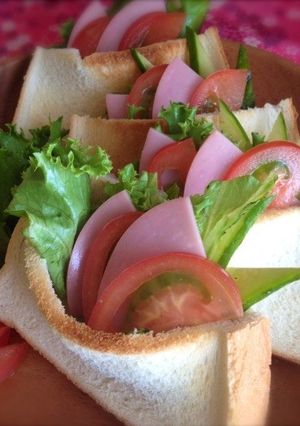 ❁食パンで簡単ピタパン♡パーティーにも＊-レシピのメイン写真