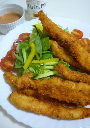 ワイワイ♪パクパク♪チキンスティックカツ-レシピのメイン写真