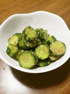 中華風♪きゅうりの簡単浅漬け♪-レシピのメイン写真
