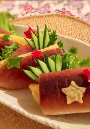 ✾飾るだけでクリスマス気分✾ホットドッグ-レシピのメイン写真