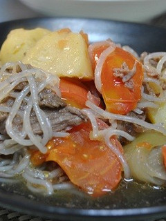 トマト入り肉じゃが-レシピのメイン写真