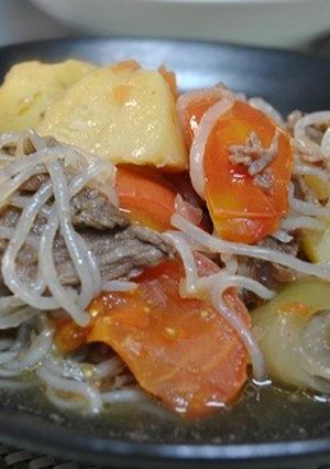 トマト入り肉じゃが-レシピのメイン写真