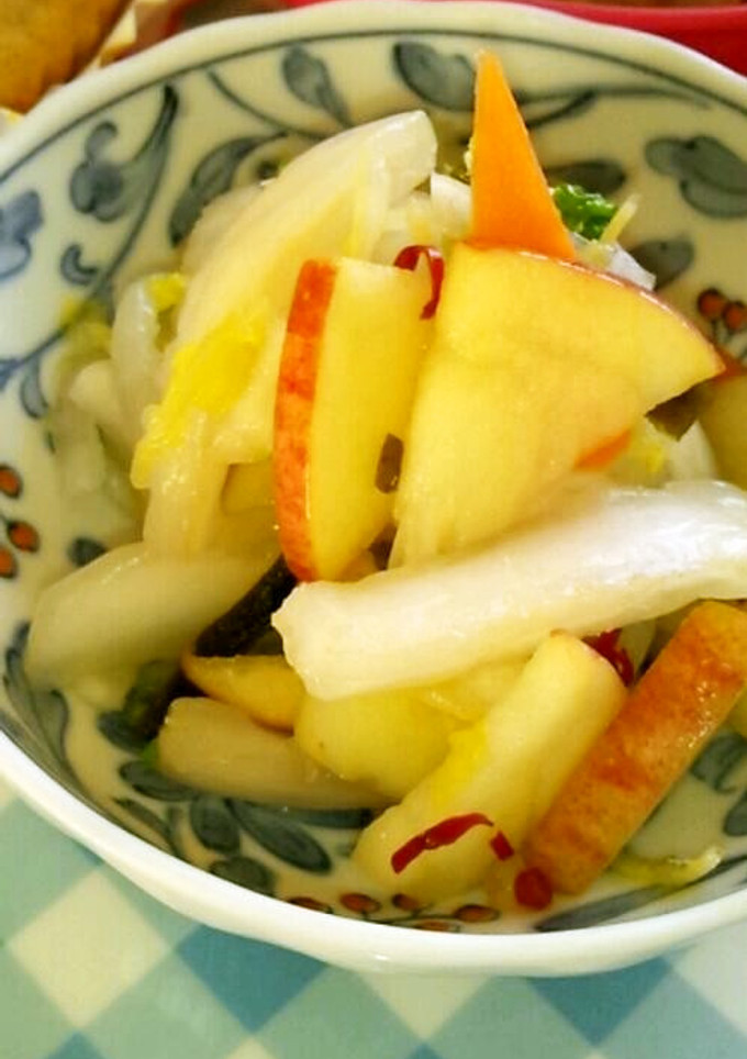 林檎と白菜の浅漬け♪-レシピのメイン写真