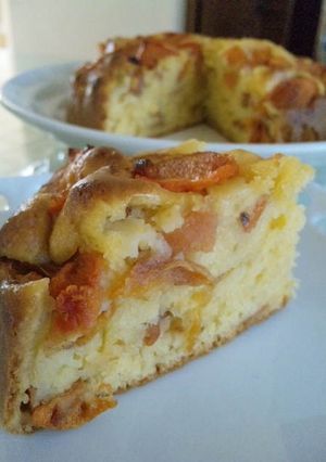 柿のふんわりケーキ-レシピのメイン写真