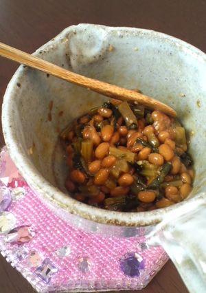 大根の葉入り納豆-レシピのメイン写真