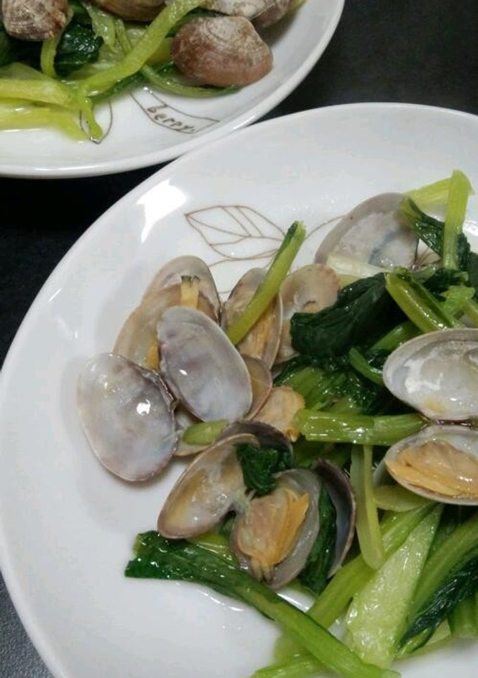 10分でできて超簡単♪あさりと小松菜炒め-レシピのメイン写真