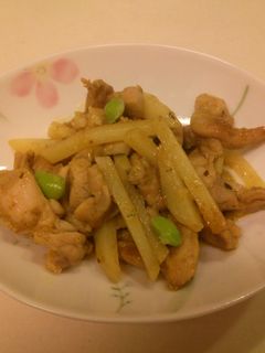 もも肉とジャガイモのカレー炒め-レシピのメイン写真