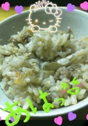 牛ごぼう炊き込み御飯-レシピのメイン写真