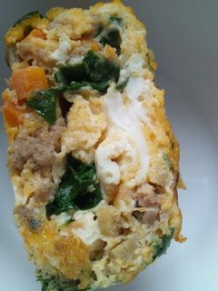 卵焼き(そぼろ・ほうれん草)-レシピのメイン写真