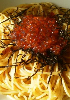 ニンニクたっぷりで美味✿イクラのパスタ✿-レシピのメイン写真