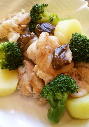 鶏もも肉とじゃがいもの塩麹炒め-レシピのメイン写真
