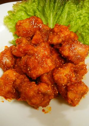赤いチキン-レシピのメイン写真