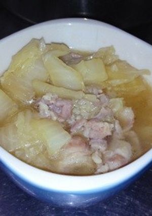 簡単激甘旨出汁トロトロ白菜と醤油麹煮付-レシピのメイン写真