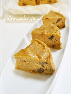小豆*きな粉*豆腐のしっとりケーキ♬-レシピのメイン写真