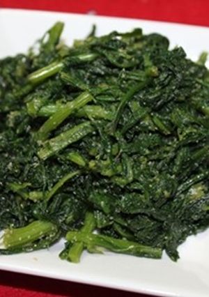 春菊の胡麻和え～２歳児くんの大好物～-レシピのメイン写真