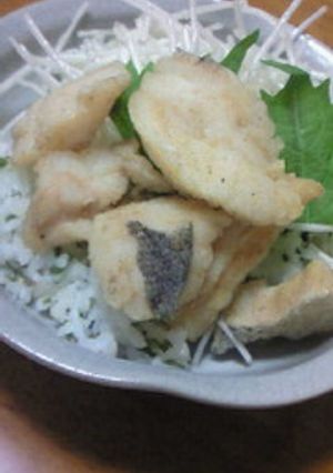 揚げタラ丼*元*給食メニュー-レシピのメイン写真