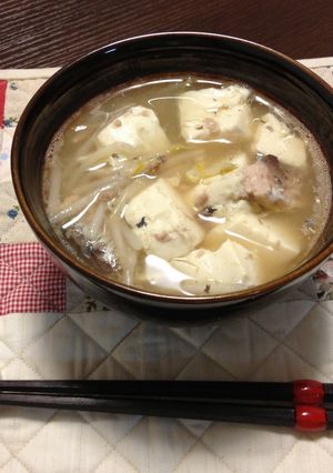 セブンイレブン 簡単 さばのお味噌汁-レシピのメイン写真