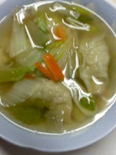 野菜たっぷり餃子スープ-レシピのメイン写真